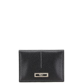 サルヴァトーレフェラガモ カードケース パスケース ブラック レザー レディース Salvatore Ferragamo 【中古】